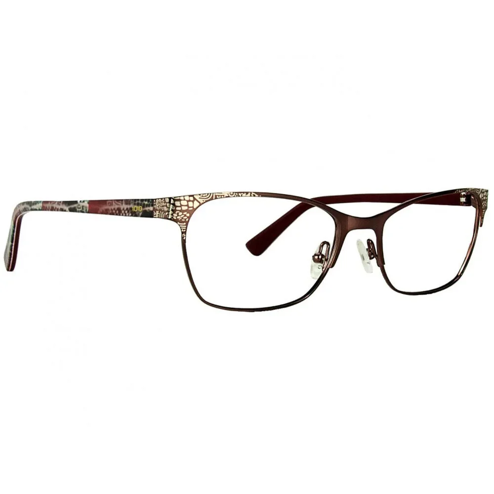 NWT Xoxo XOXO-MILAN-WINE 54mm New Eyeglasses